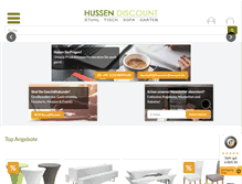 Tablet Screenshot of hussen-discount.de